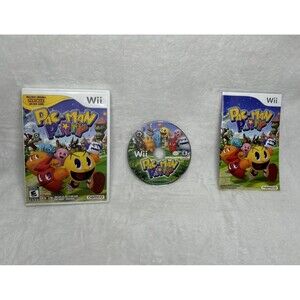 Pac-Man Party (Nintendo Wii, 2010) With Case and Manual